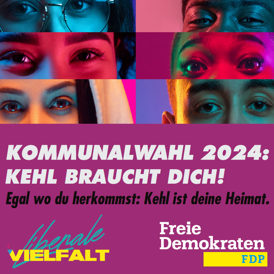 Kommunalwahl 2024: Kehl braucht dich!