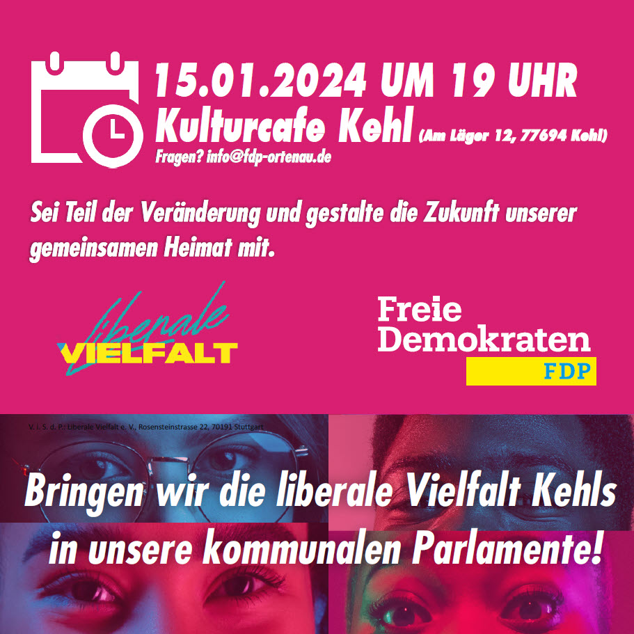 Kommunalwahl 2024: Kehl braucht dich!