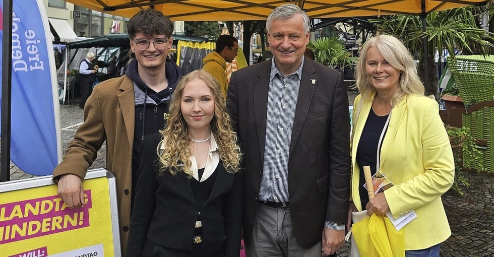 XXL-Landtag verhindern - Unterschriftenaktion in Offenburg