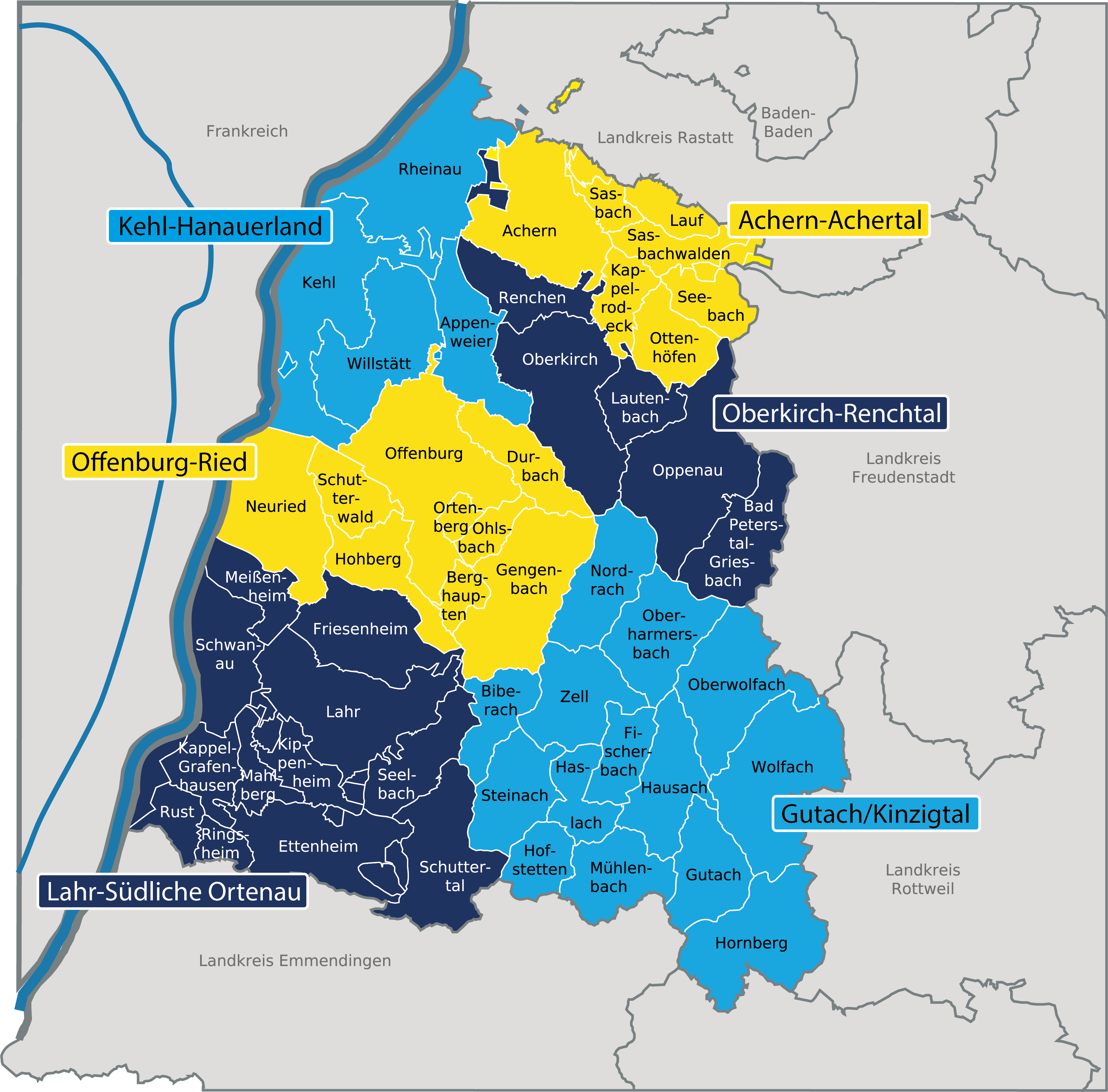 Ortsverbände der Freien Demokraten Ortenau
