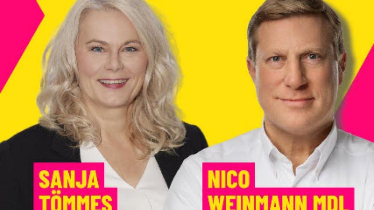 Sanja Tömmes und Nico Weinmann MdL
